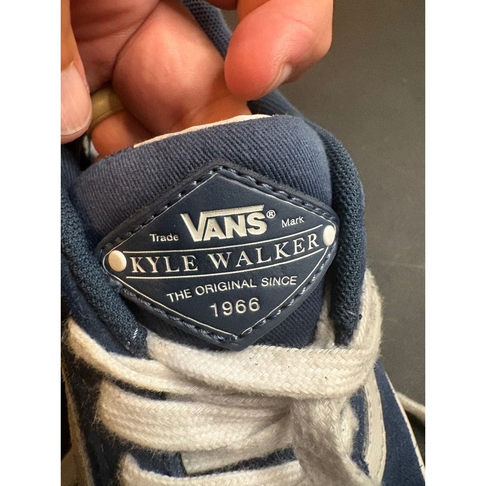 Vans Kyle Walker Pro Navy Blue Suede Skateboard Shoes Mens 7 UltraCush Wafflecup - Picture 7 of 8
